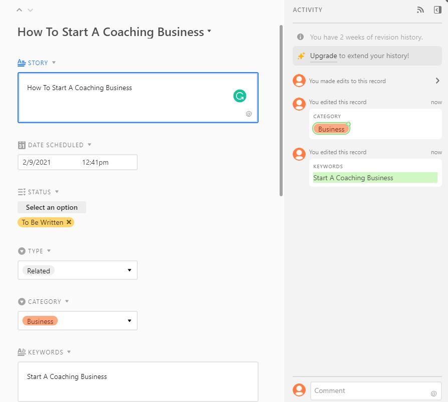 How To Create a Content Calendar For Your Blog